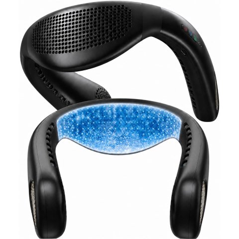 COOLiFY Air 2026 Neck Air Conditioner Fan Black