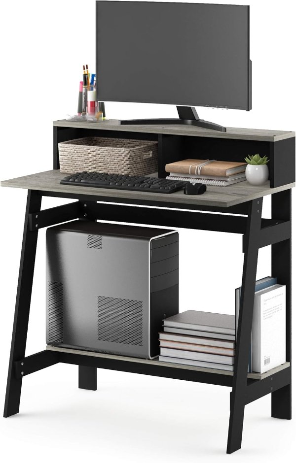 Furinno A Frame Computer Desk Black