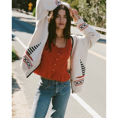 Abercrombie 女士棉混纺开衫