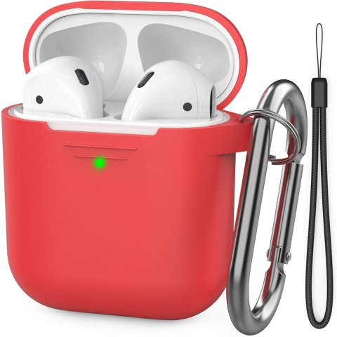 AhaStyle Silicone Case Red for AirPods 2