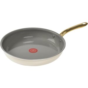 $44.95 Amazon.com: T-Fal Preserve Ceramic Nonstick Frying Pan Skillet 12-inch, Oven Broiler Safe up to 350°F Cookware, InoCeram Glide Technology, Frying Pan, Skillet Pots & Pans, Beige: Home &a