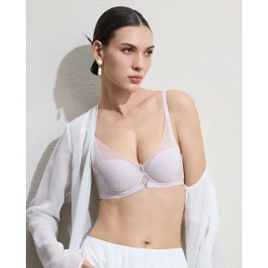 Aimer 26SS丰巢3/4软托蜂巢薄模杯文胸