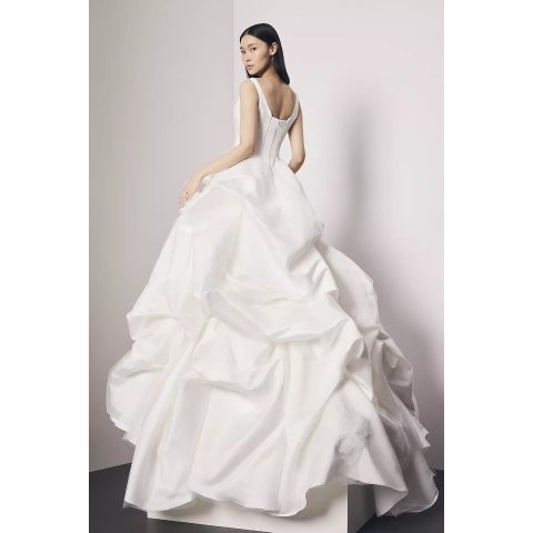 Vera WangSatin Tank Ball Gown