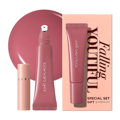 JUNGSAEMMOOLLIP-PRESSION Metal Serum Gloss Rose Doze Set