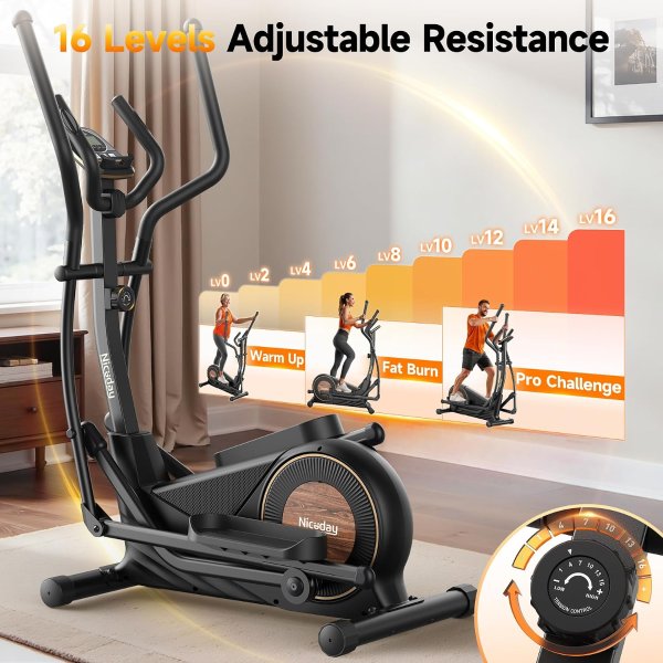 Niceday Elliptical Magnetic 15.5IN Stride
