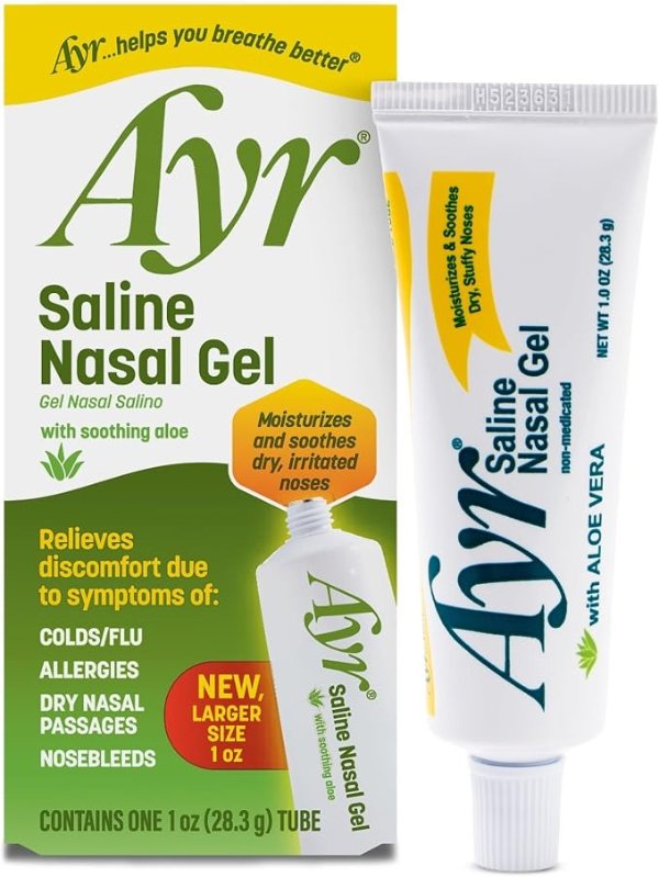 Saline Nasal Gel Aloe 1oz
