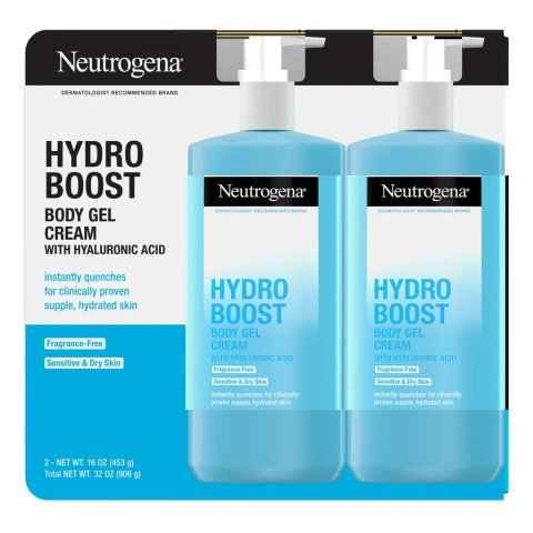 Neutrogena Hydro Boost Body Gel Cream 16oz 2-Pack