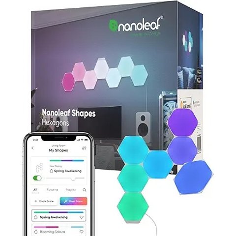 Shapes Hexagons Smarter Kit 7 Panels Multicolor
