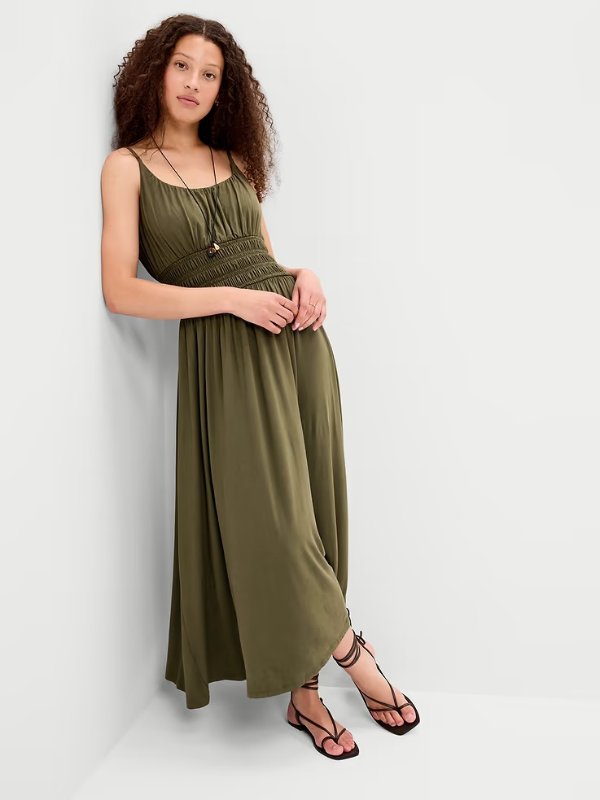 Old Navy 收腰连衣裙 中长款