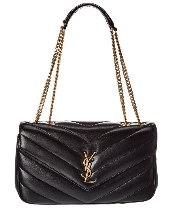 Loulou 中号皮革单肩包
