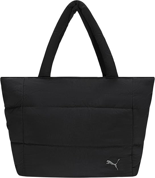Women's Nylon Tote Bag Metal Logo