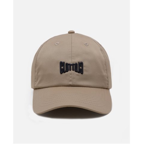 Logo Pattern Cap Beige
