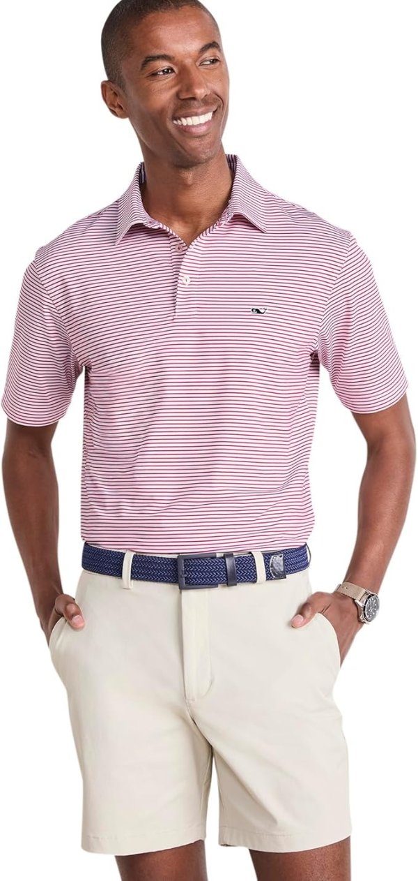 Vineyard Vines Bradley 条纹男士POLO衫