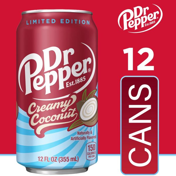 Dr Pepper 椰子味汽水 12罐装