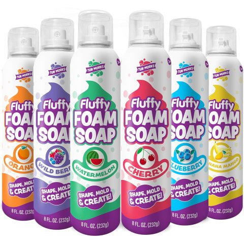 Tub Works Fluffy Foam Soap 6 Pack