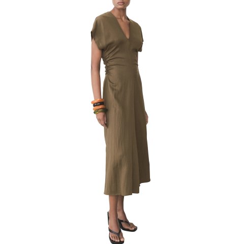 Ruched Maxi Dress for Women