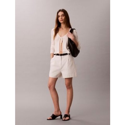 Linen Blend Shorts