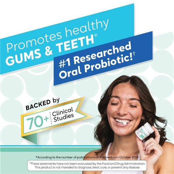 Prodentis Oral Probiotics Mint 30 Lozenges