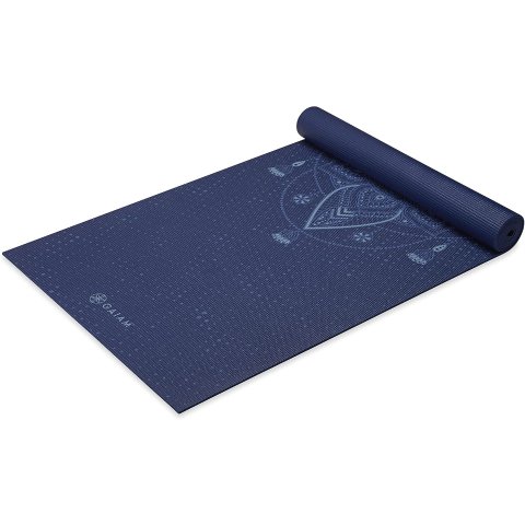Gaiam 6mm印花瑜伽垫 防滑