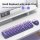 Meidosa 2.4GHz Retro Keyboard Mouse Combo Purple Gradient