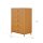 Beautiful Fluted 5 Drawer Dresser 48" Warm Honey