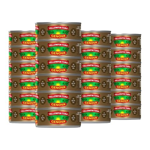 Genova Yellowfin Tuna in Olive Oil 24-Pack