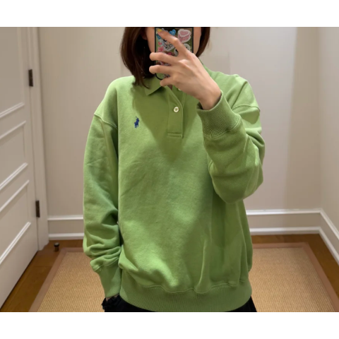Ralph Lauren 女士长袖抓绒POLO衫