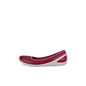 ECCO Biom Lite 女士红色芭蕾鞋