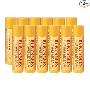 Burt s Bees 原味蜂蜡润唇膏 12支