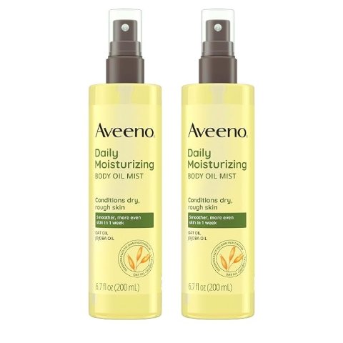 Aveeno滋养保湿 身体精油喷雾 6.7oz 2瓶装