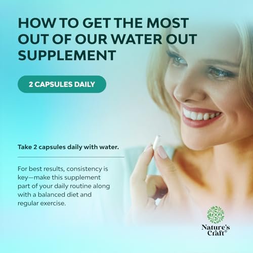 Water Away Natural Diuretic Pills 60 Count