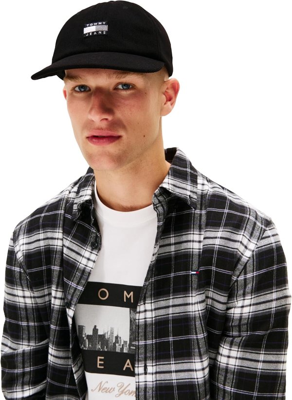 Tommy Jeans Logo 灯芯绒棒球帽