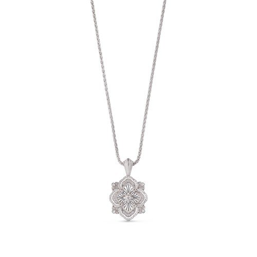 Opera White Gold Diamond Pendant