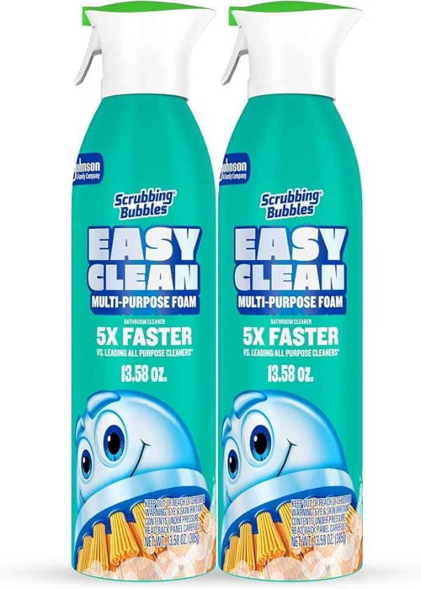  Bathroom Foam Spray 13.58oz 2-Pack