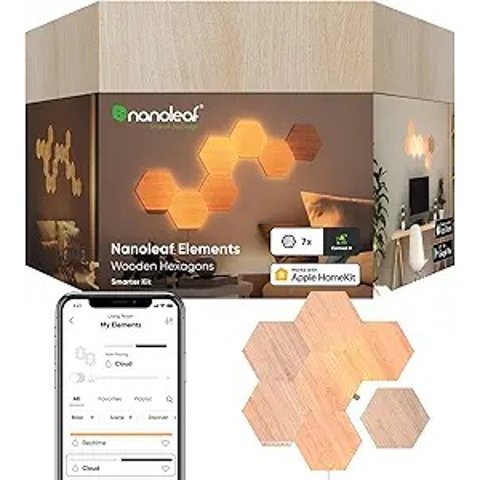 Elements Hexagon Smart Wall Lights 7-Pack
