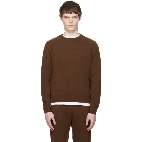 Entire Studios Brown Knit Sweatshirt