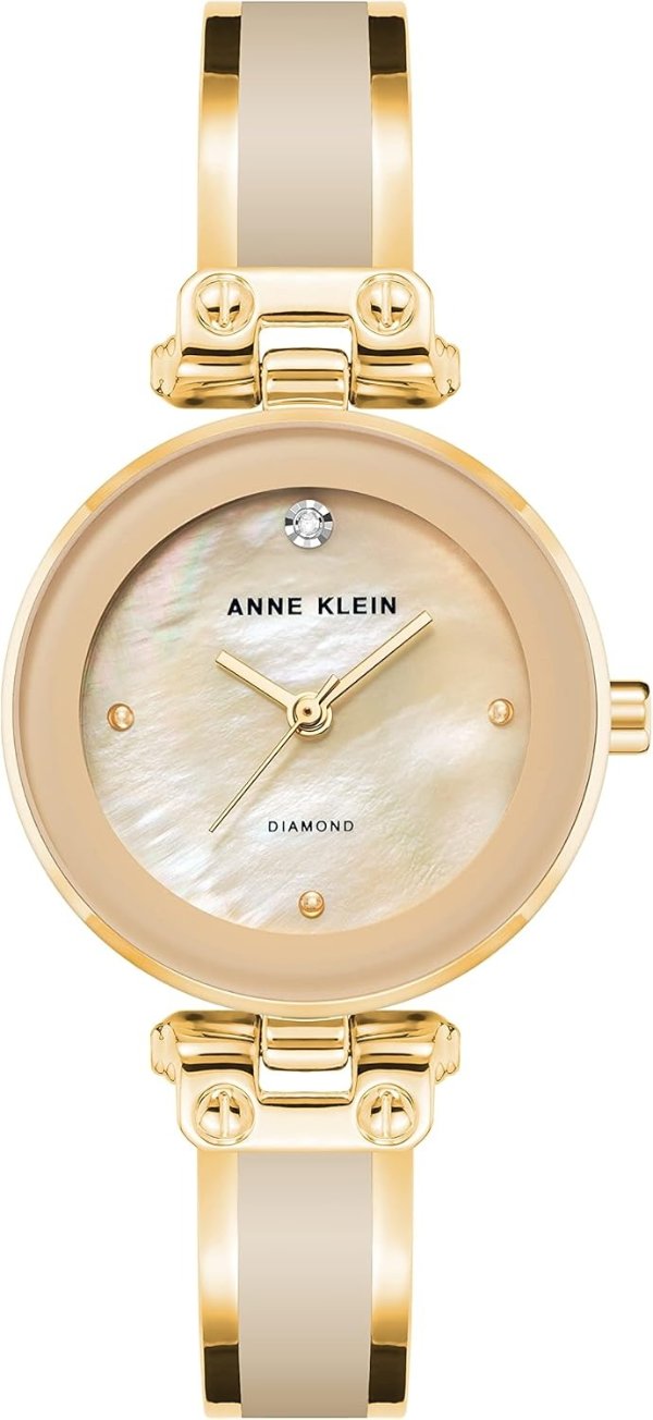 Anne Klein 钻石表盘手镯腕表
