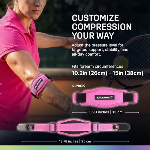 Modvel Adjustable Elbow Support Strap Compression Pad