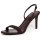  Double T Buckle Heel Sandals 85mm