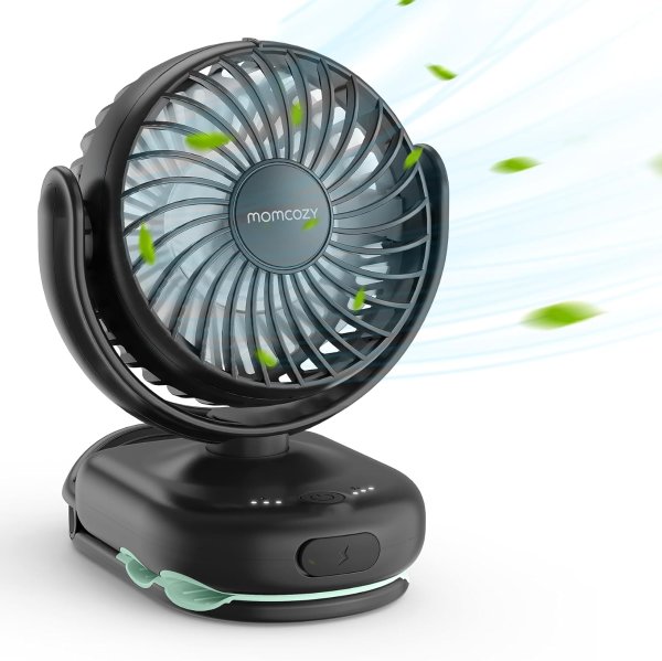Momcozy Portable Clip Fan 4-Speed Ultra Light