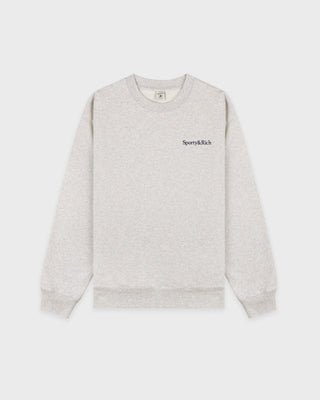 Sporty&Rich 刺绣卫衣 灰蓝色