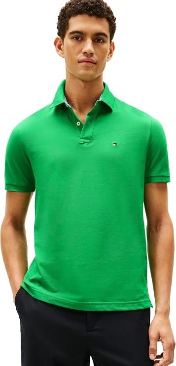 Tommy Hilfiger Men's Cotton Pique Short Sleeve Polo