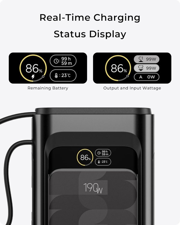 FIFA 190W 20000mAh 黑色笔记本移动电源
