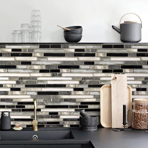 Livebor Waterproof Peel and Stick Wallpaper 17.7x118.1 Inch