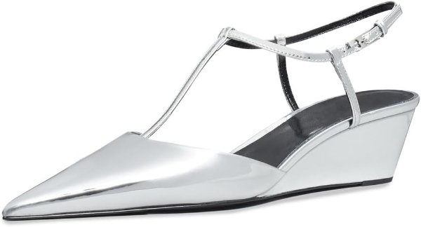  Gigi Women's T Strap Wedges 45mm
