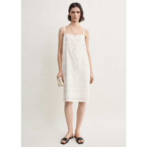 Cotton Voile Dress White