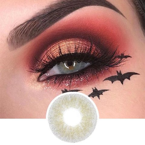 Misaki Cotton Series Ash Grey Contacts 14.2mm Monthly