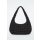 Oversized Quilted Crossbody Bag Black