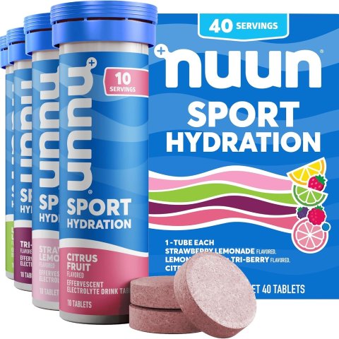 混合口味$19.93Nuun Sport 电解质泡腾片