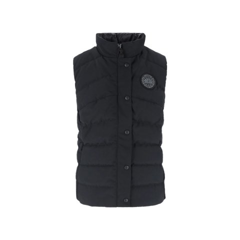 Quilted Down Vest Black
